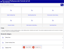 Tablet Screenshot of karunanandpress.com